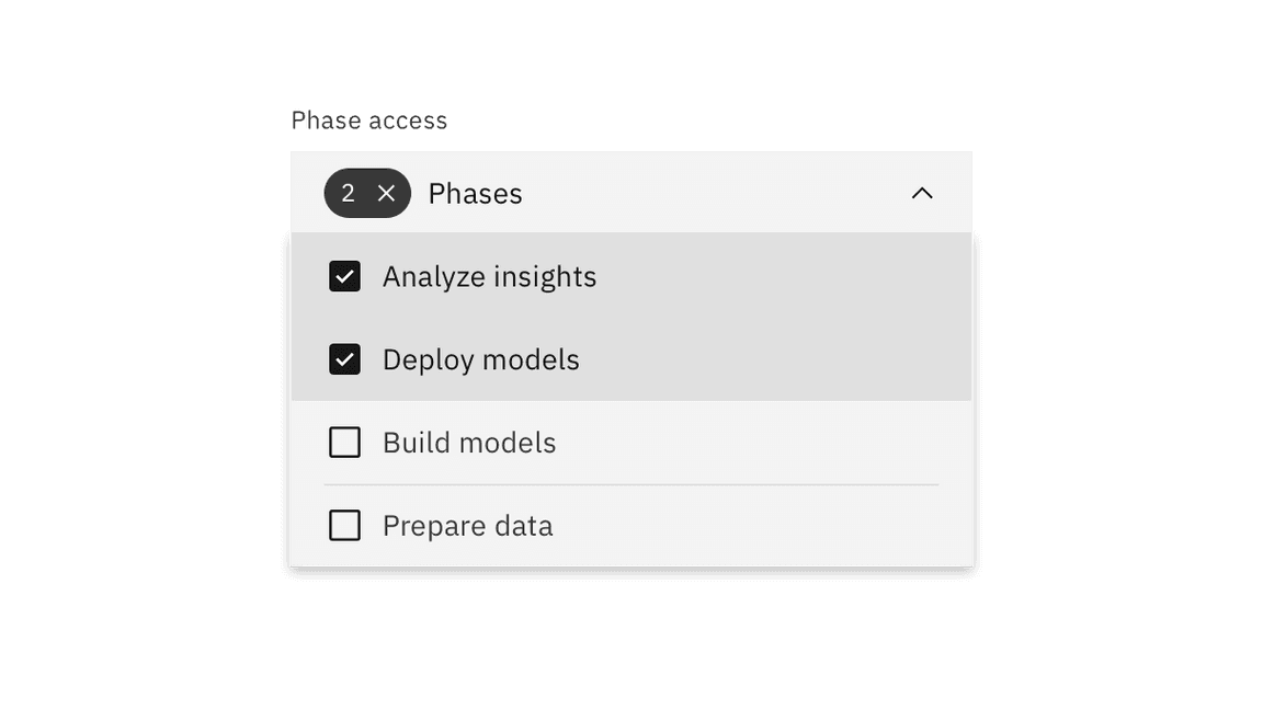 Multiselect dropdown selected state. Multiselect dropdown selected state.